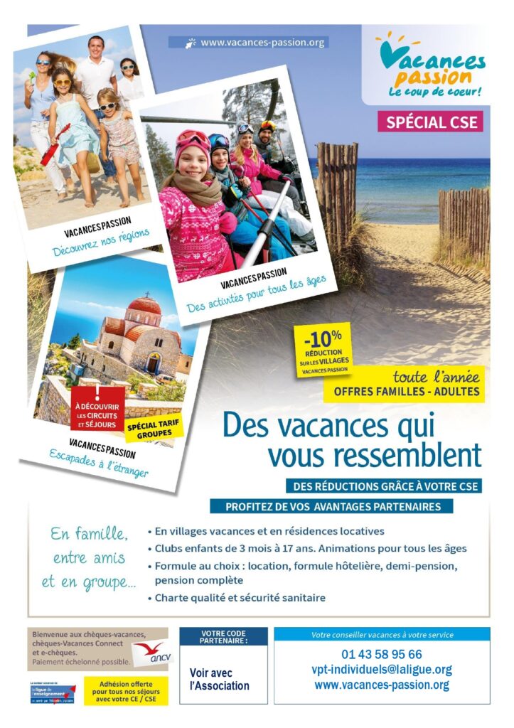 affiche vacances passion
